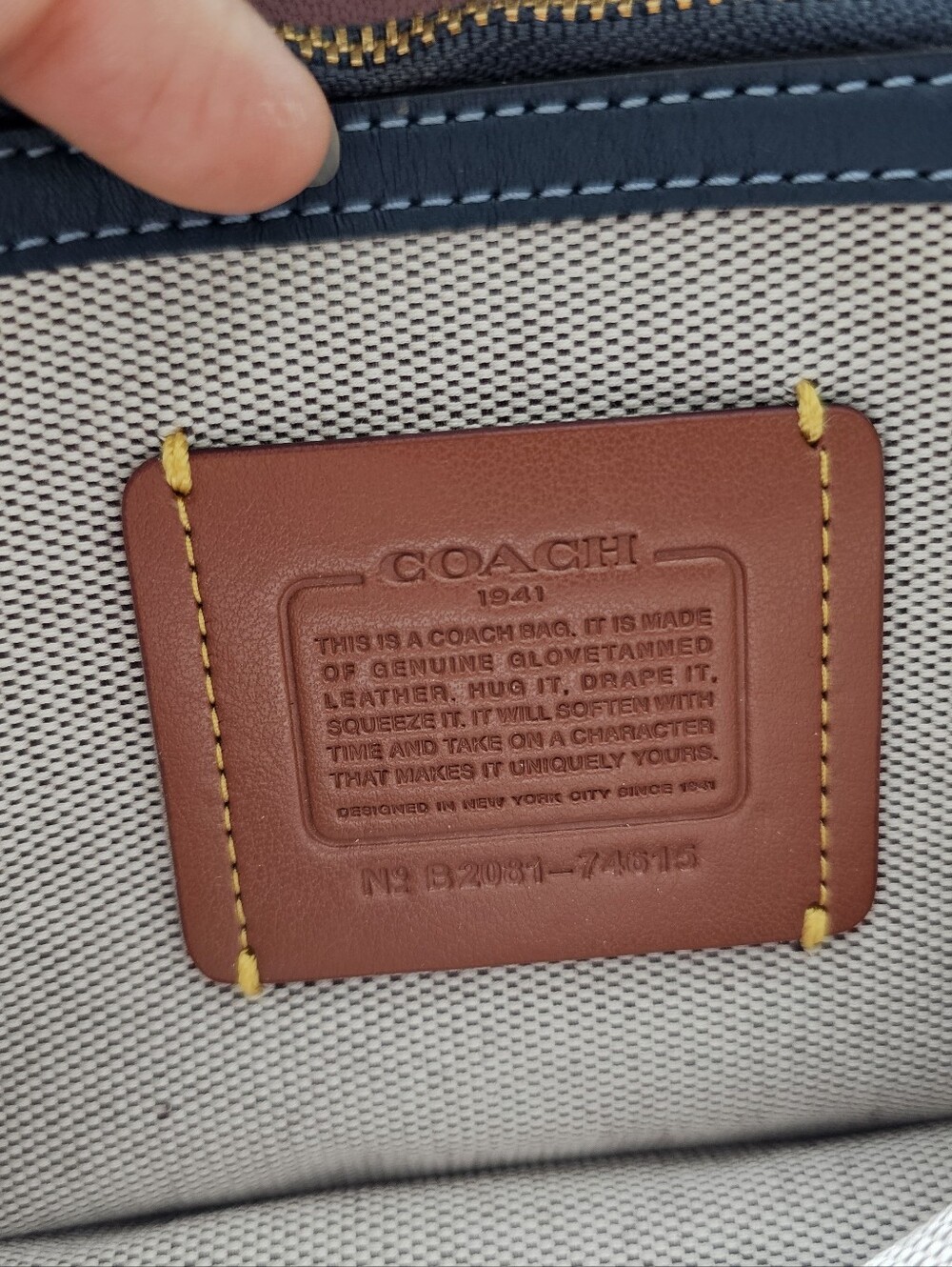 Authentic Coach Parker Top Handle Crossbody - Picture 11 of 15